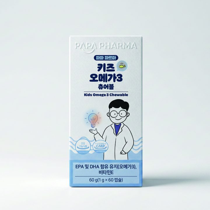 파파 파르마 키즈 오메가3 츄어블 제품 이미지