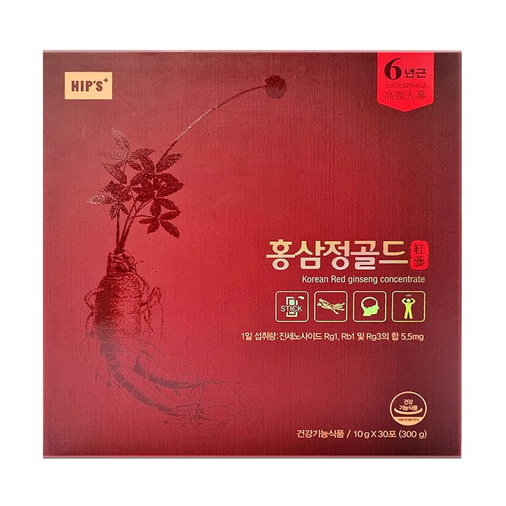 힙스홍삼정골드 제품 이미지